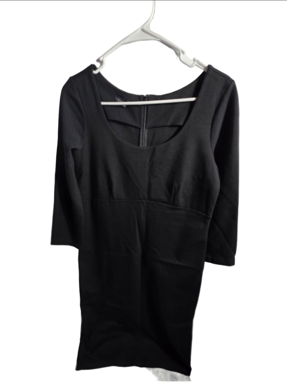 Women's Talbots Black Long Sleeve Dress Size 6 fancy chic officewear preppy